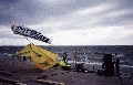 "Бард-Регата 2002"
Но ветер только усиливался.
Тогда бросились спасать аппаратуру и атрибутику.