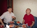 Юрий Гуров и Николай Шипилов в Сибирском фонде по увековечиванию памяти Владимира Высоцкого, 2 мая 2006 г.