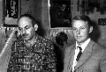 Александр Майсюк с Булатом Окуджавой 1969