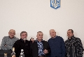 Михаил Барановский, Владимир Каденко,Семен Рубчинский, Сергей Никитин и Игорь Иванушкин в Киеве.