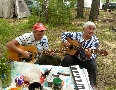 Фестиваль "Байкал-2014". КСП "Купе" (г.Братск) 
Слева направо: Александр Юдин, Петр Дайнеко