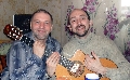Валерий Белозёров и Максим Леви в Рыбинске запечатлели соавторство некоторых песен.