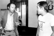 Встреча Бродского и Высоцкого на квартире Барышникова в Нью-Йорке, в 1976 г. Ф. Леонида Лубяницкого
